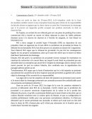 La responsabilité du fait des choses : Commentaire d'arret : 2ème chambre civile – 29 mars 2012