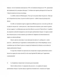 La Separation Des Pouvoirs A Travers Le Regime Parlementaire Dissertation Alys Apos On