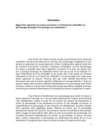 comment faire une dissertation sur le roman