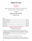 Rapport de stage CQP amt