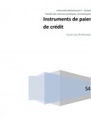 Instruments de paiement et de crédit