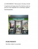 Ficher Produit Esthetique sur un Produit Yves Rocher Niveau CAP