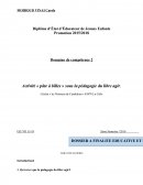 Activité "pâte a billes" sous la pédagogie du libre agir, dossier à finalité éducative.