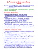 La France, un territoire sous influence urbaine. ( géographie urbaine )