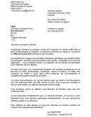 Lettre de demande de stage.