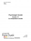 Comparaison sociale - Psychologie Sociale