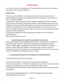 « Le chef de l’Etat sous la Ve république est-il « un président de tout, chef de tout et en définitive responsable de rien » (François Hollande) ? ».