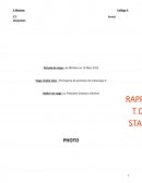 Rapport de stage effectué en 3e