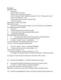 Le Lac Alphonse De Lamartine Fiche De Lecture Madame58