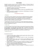 Note d'analyse, stage au Centre Communal d'Action Social (CCAS)