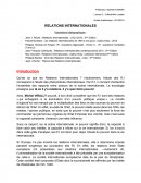 Relations internationales.