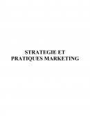 Stratégie et pratiques marketing, examen