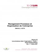 Management Processus et Organisation de l’entreprise