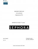 Rapport de stage SEPHORA