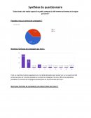 Synthèse du questionnaire sur la possession d'animaux de compagnie