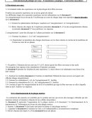 Entrainement physiologie nerveuse - Transmission synaptique - Contraction musculaire.