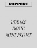 Rapport de stage, projet Visual Basic