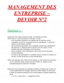 MANAGEMENT DEVOIR N2 CNED