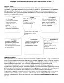 Stratégie : Informations récupérées grâce à « Stratégie de A à Z ».