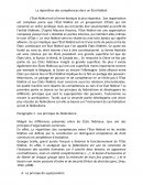 Commentaire sur la répartition des pouvoirs