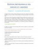 Gestion prévisionnelle des emplois et carrières