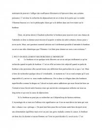 Dissertation Philo Pour Trouver Le Bonheur Faut Il Le Rechercher Dissertation Luililolo