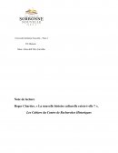 Roger Chartier, « La nouvelle histoire culturelle existe-t-elle ? », Les Cahiers du Centre de Recherches Historiques