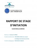 Rapport de stage d'initiation aux domaines de l'Etat