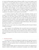 La politique RSE dans l'entreprise DANONE