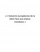 L'industrie de la bière en Europe