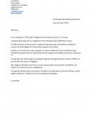 Document, lettre de motivation