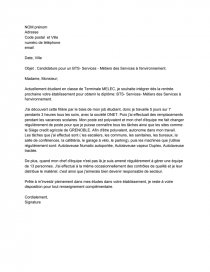 Lettre De Motivation Bts Lettre Type Amhay