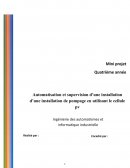 EMSI __Automatisation et supervision d’une installation d’une installation de pompage en utilisant le cellule pv