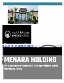 Rapport de stage à Menara Holding