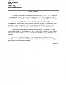 Lettre De Motivation Bts Muc Agence Immobilière