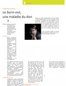 Le burn out : une maladie du don