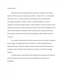 la scene de rencontre amoureuse dans le roman