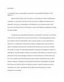 DISSERTATION « La distinction entre la responsabilité contractuelle et la responsabilité délictuelle est-elle dépassée ? »