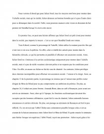 Julien Sorel Peut Il Legitimement Etre Accuse D Hypocrisie Dissertation Mderavignan