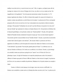 commentaire rencontre princesse de clèves