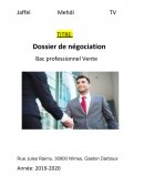 Dossier de négociation