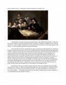 Rembrandt "La Leçon d'anatomie du docteur Tulp"