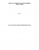 Analyse de pratique professionnelle : la douleur