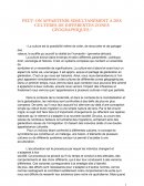 Dissertation sur l'appartenance à deux zones géographique/culture