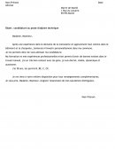 Lettre de motivation mairie