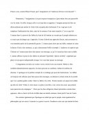 Antithèse disseration sur l'imagination