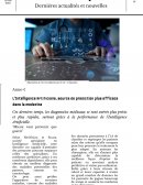 Article de journal sur l'IA