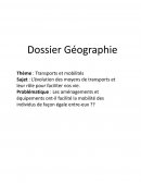 Dossier géographie cap