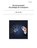 Psychologie d'entreprise