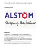 Etude de Gouvernance: Le cas d'Alstom